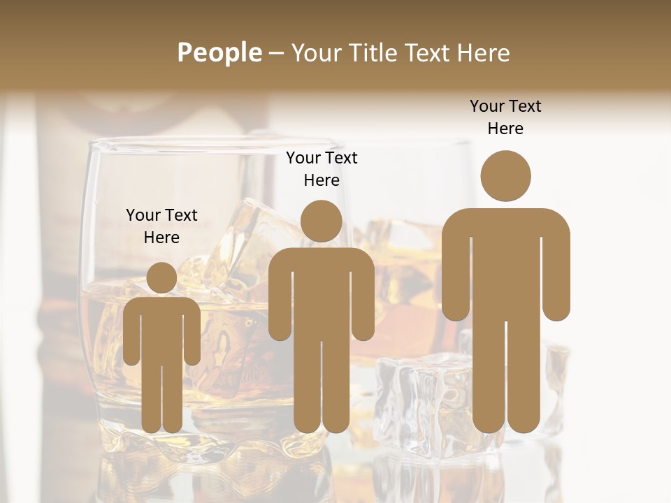 Liquid Ice Whisky PowerPoint Template