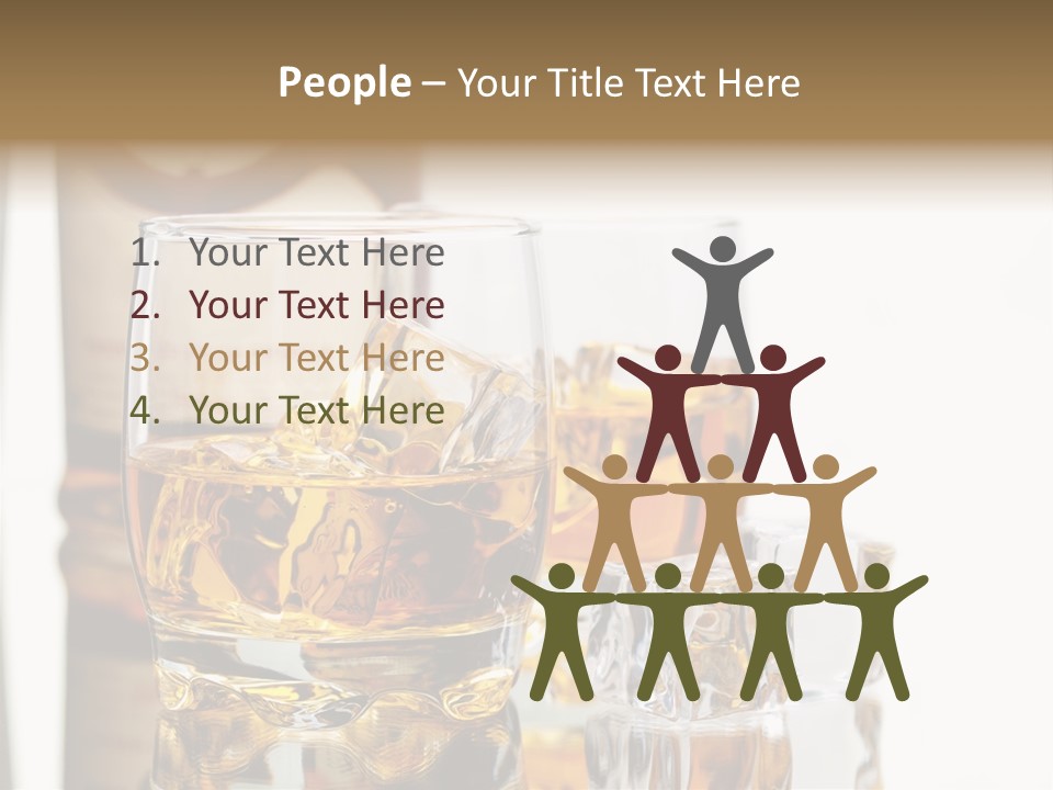 Liquid Ice Whisky PowerPoint Template
