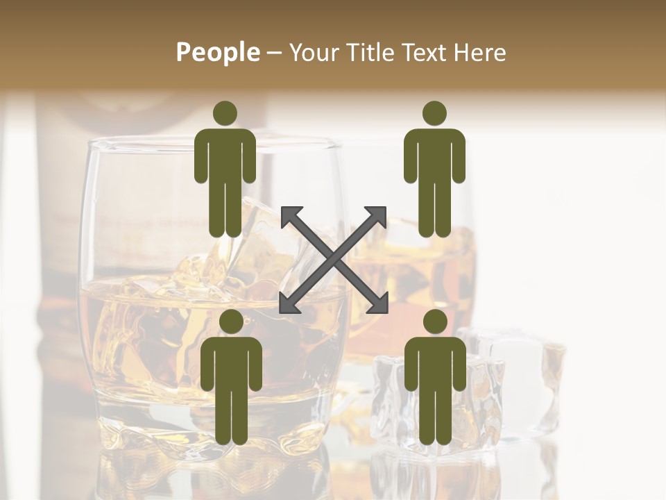 Liquid Ice Whisky PowerPoint Template