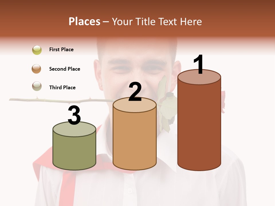 Young Casual Mouth PowerPoint Template