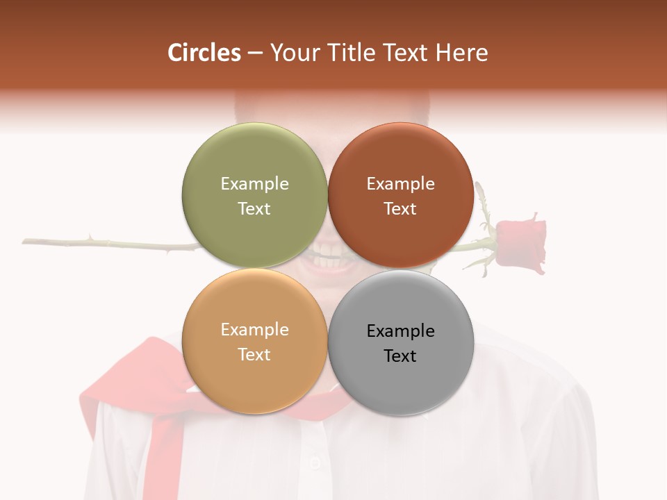 Young Casual Mouth PowerPoint Template