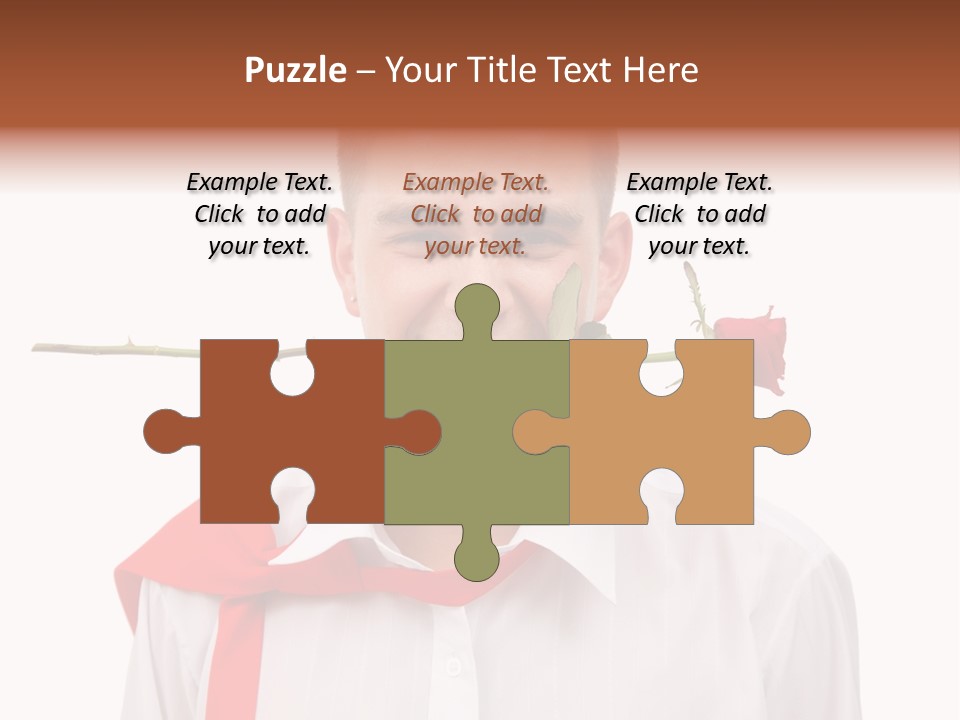 Young Casual Mouth PowerPoint Template