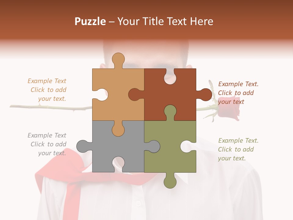 Young Casual Mouth PowerPoint Template