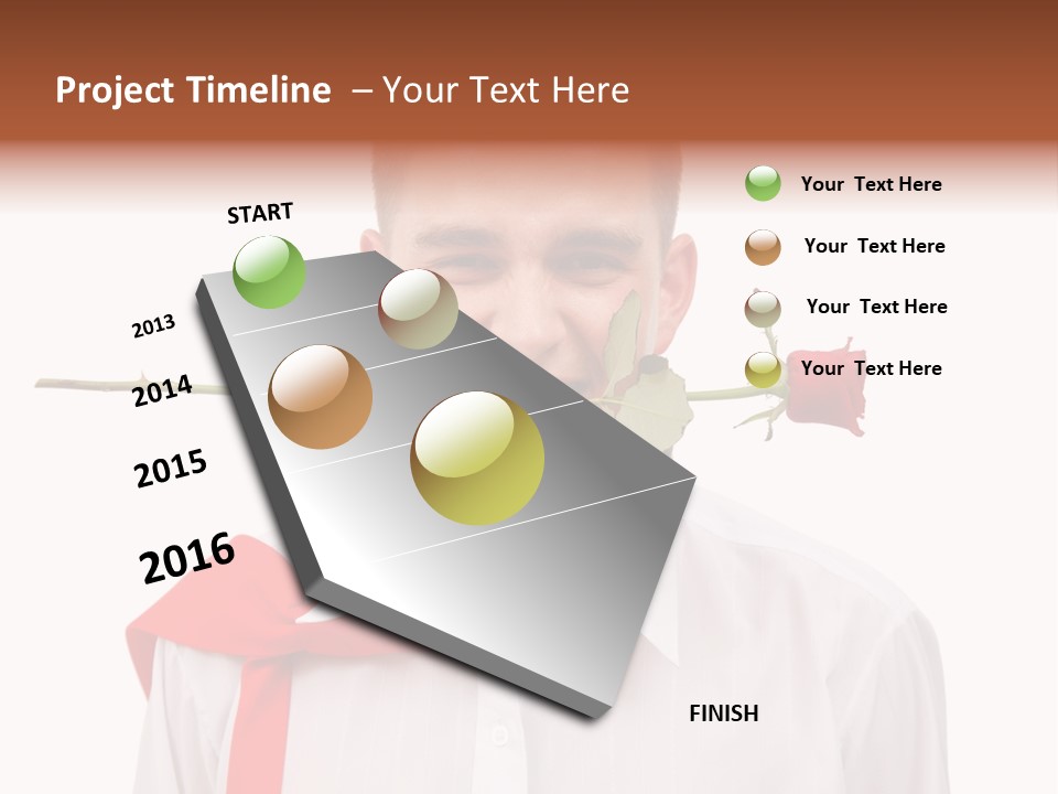 Young Casual Mouth PowerPoint Template