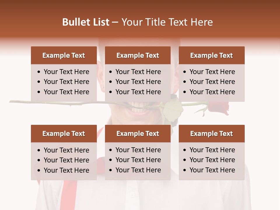 Young Casual Mouth PowerPoint Template