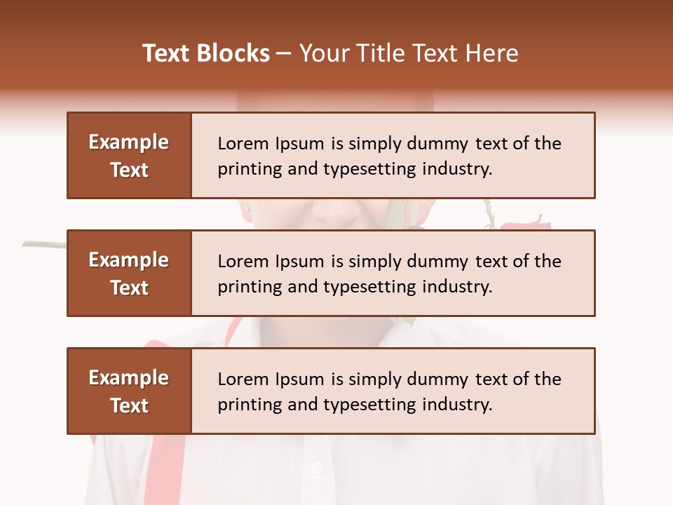Young Casual Mouth PowerPoint Template