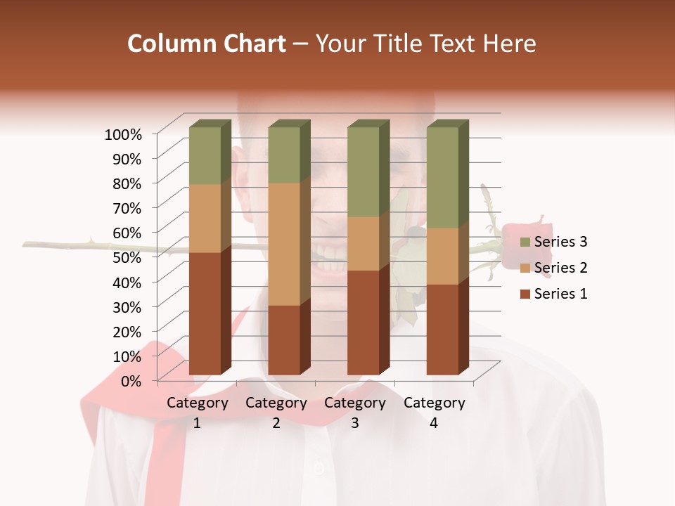 Young Casual Mouth PowerPoint Template