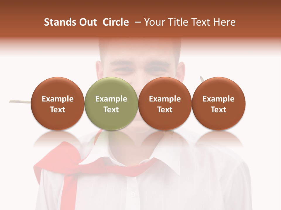 Young Casual Mouth PowerPoint Template