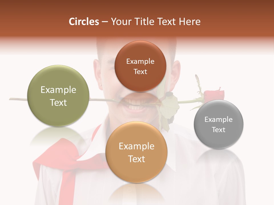 Young Casual Mouth PowerPoint Template