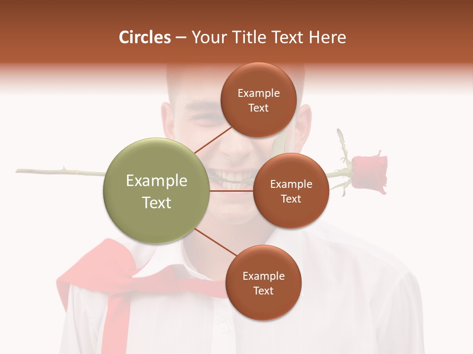 Young Casual Mouth PowerPoint Template