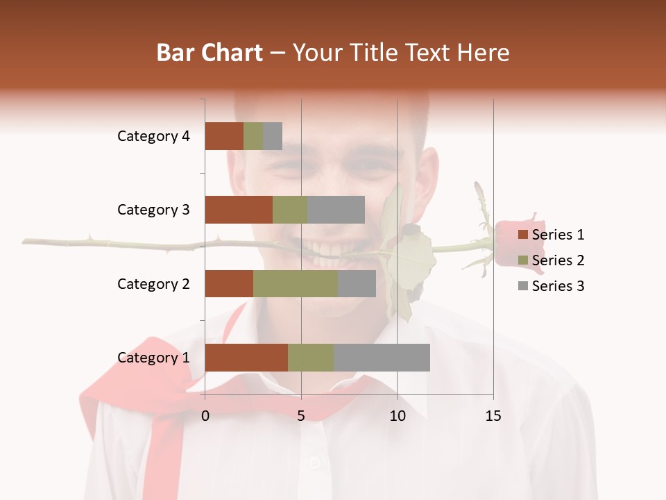 Young Casual Mouth PowerPoint Template