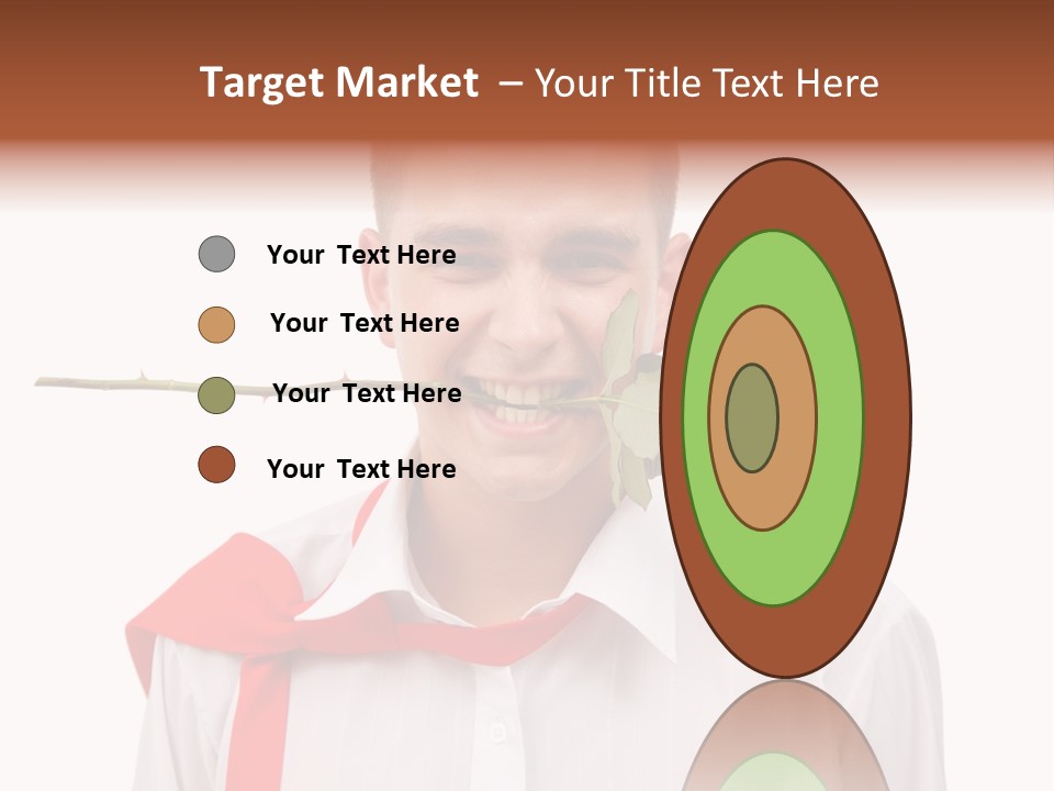 Young Casual Mouth PowerPoint Template