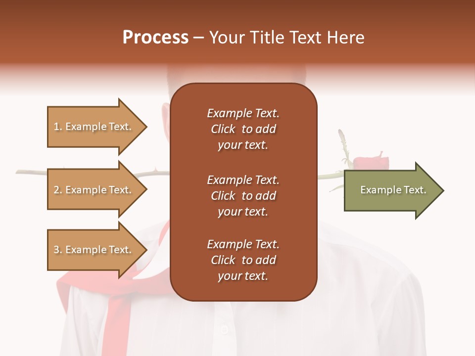 Young Casual Mouth PowerPoint Template