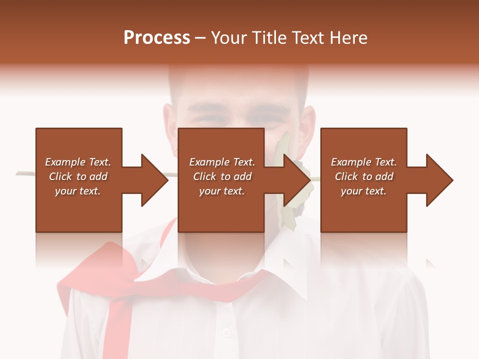 Young Casual Mouth PowerPoint Template