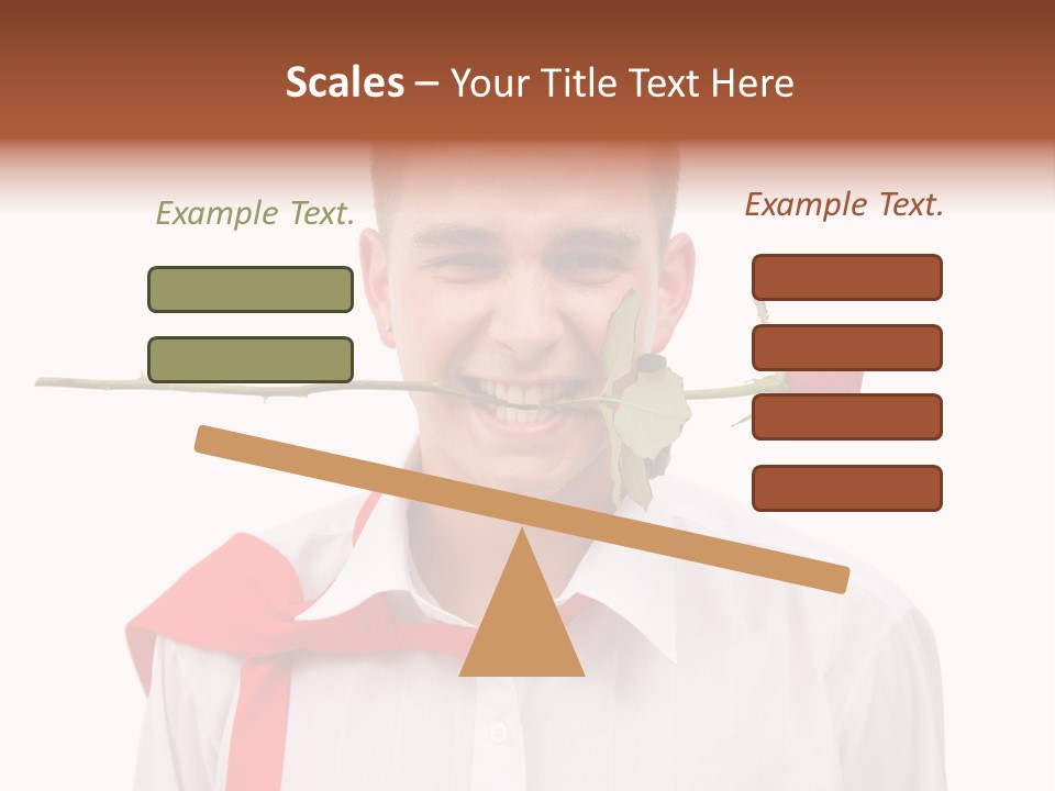 Young Casual Mouth PowerPoint Template