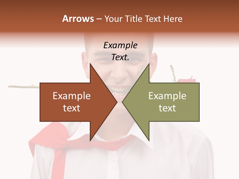 Young Casual Mouth PowerPoint Template