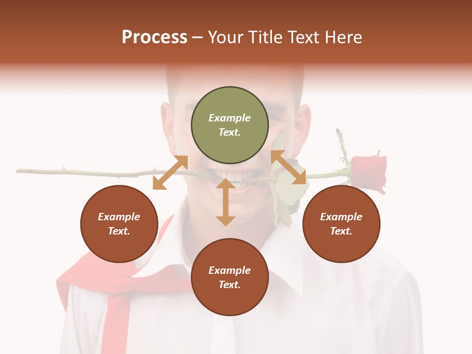 Young Casual Mouth PowerPoint Template