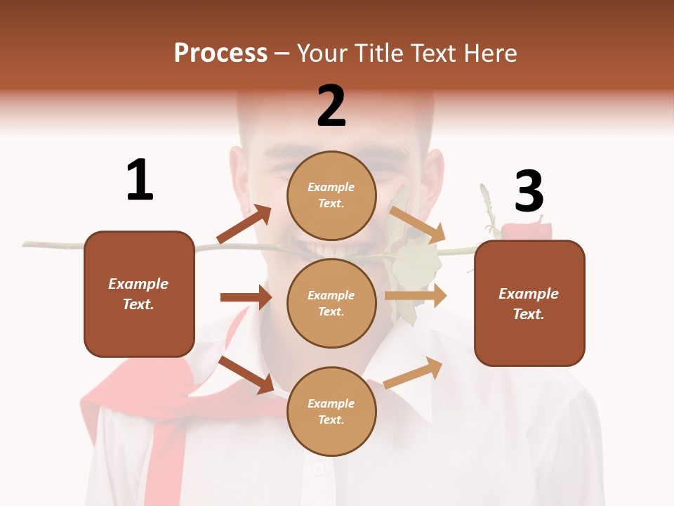 Young Casual Mouth PowerPoint Template