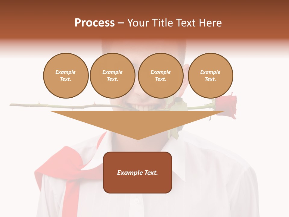Young Casual Mouth PowerPoint Template