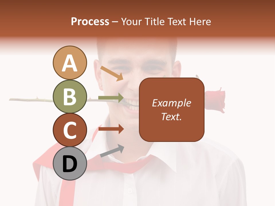 Young Casual Mouth PowerPoint Template