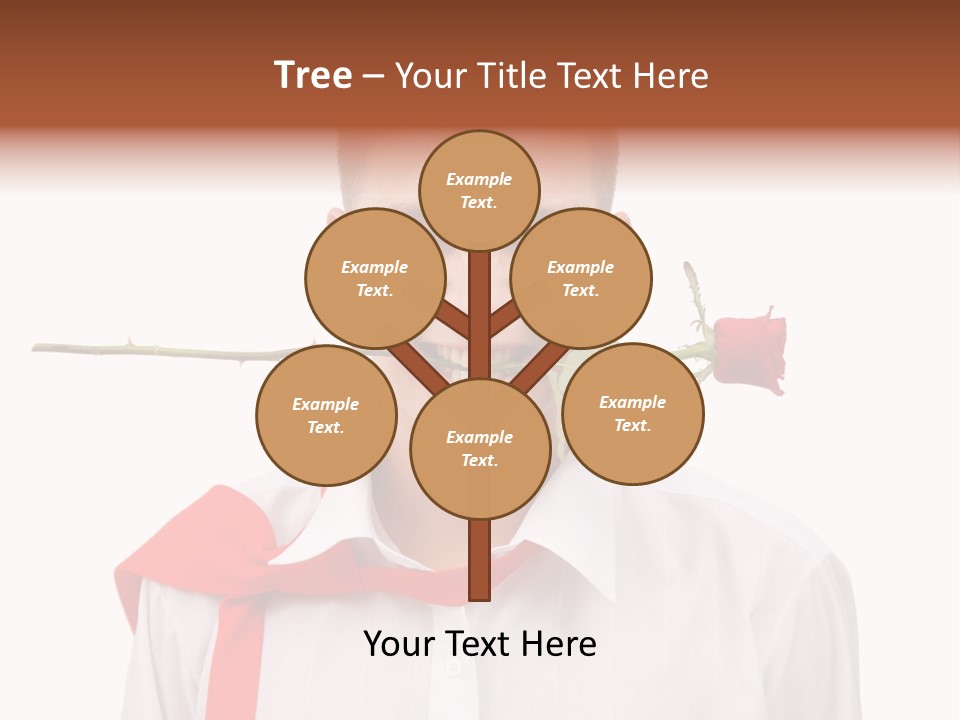 Young Casual Mouth PowerPoint Template