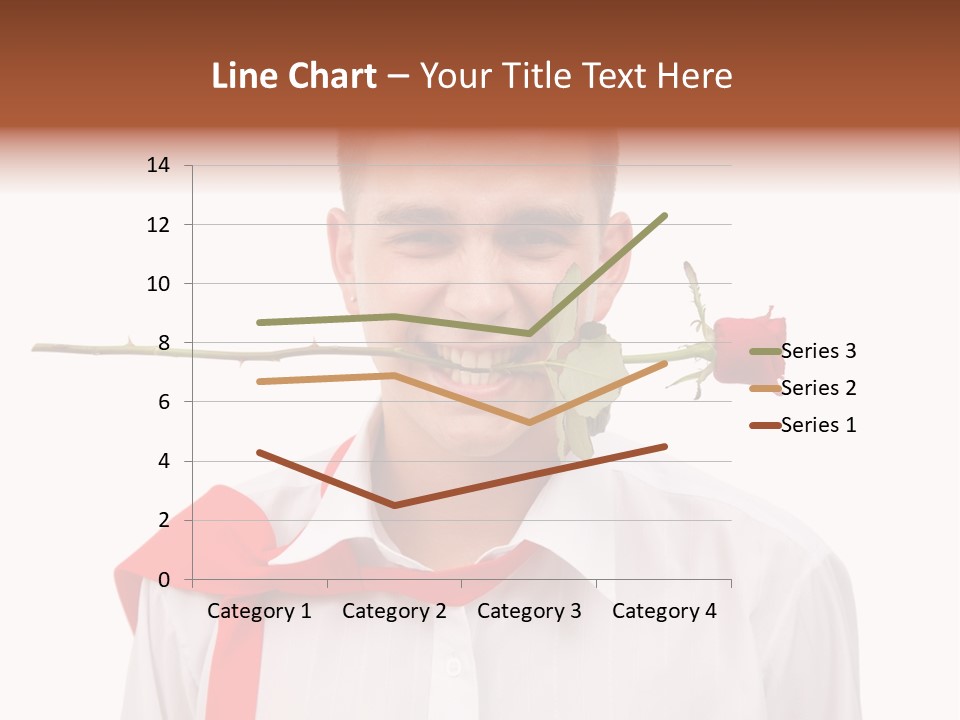 Young Casual Mouth PowerPoint Template