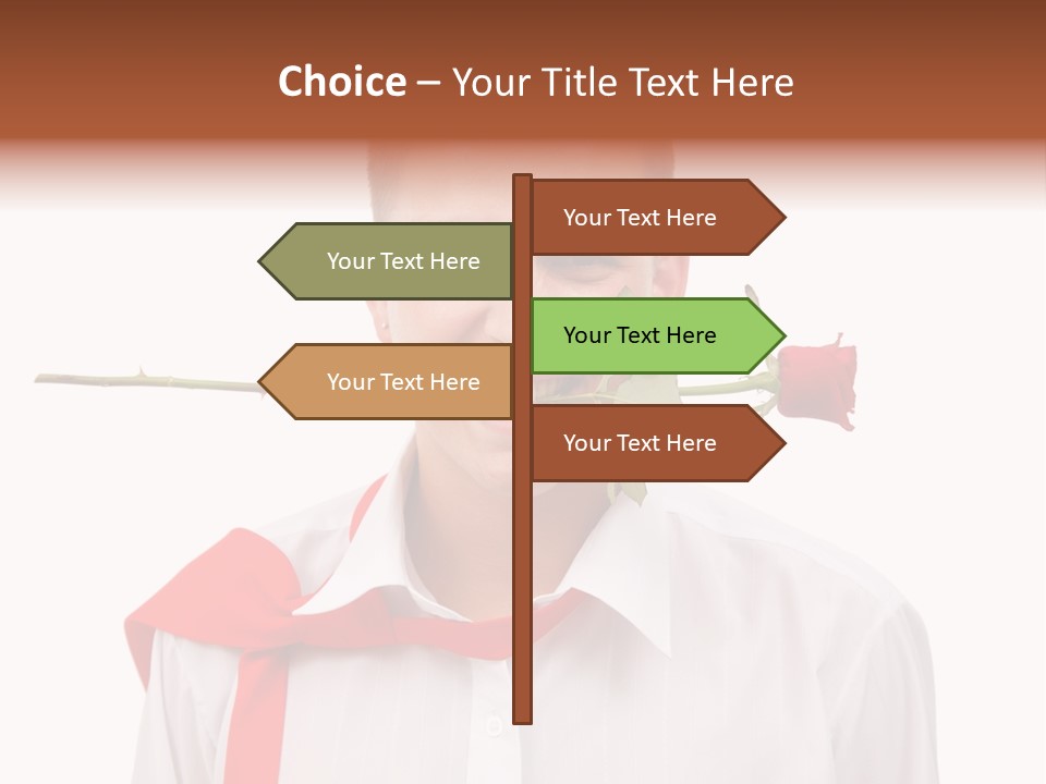 Young Casual Mouth PowerPoint Template