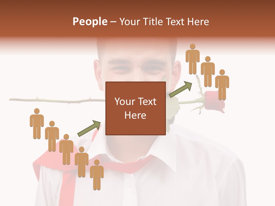 Young Casual Mouth PowerPoint Template