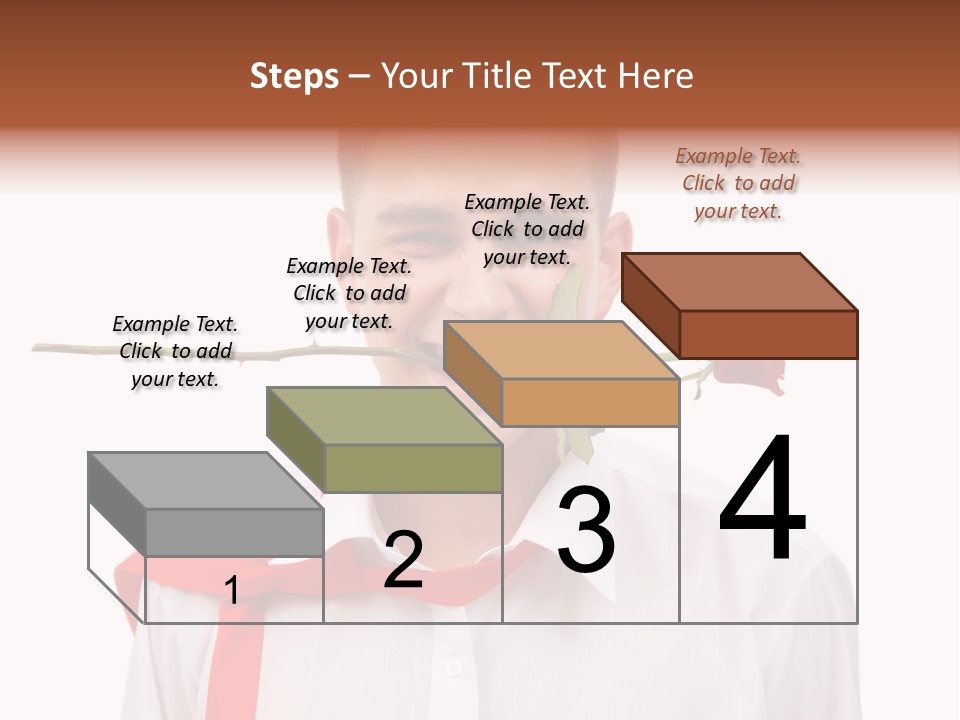 Young Casual Mouth PowerPoint Template