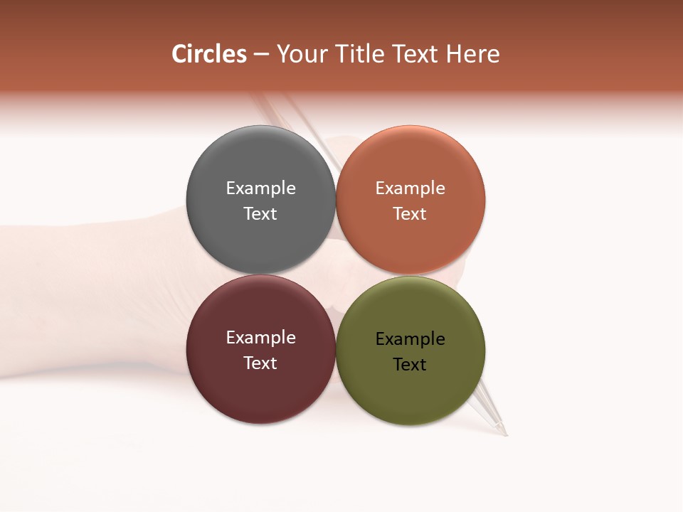 Pencil Empty Manager PowerPoint Template