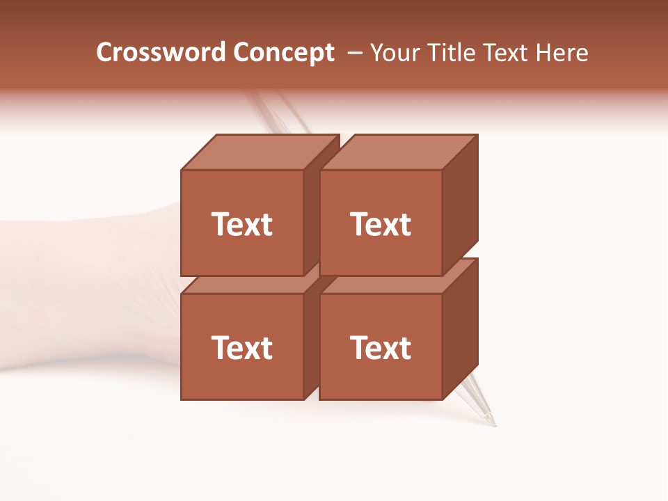 Pencil Empty Manager PowerPoint Template
