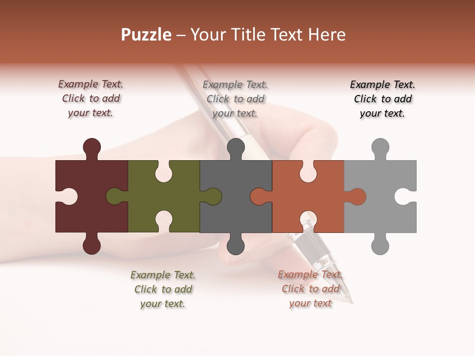 Pencil Empty Manager PowerPoint Template