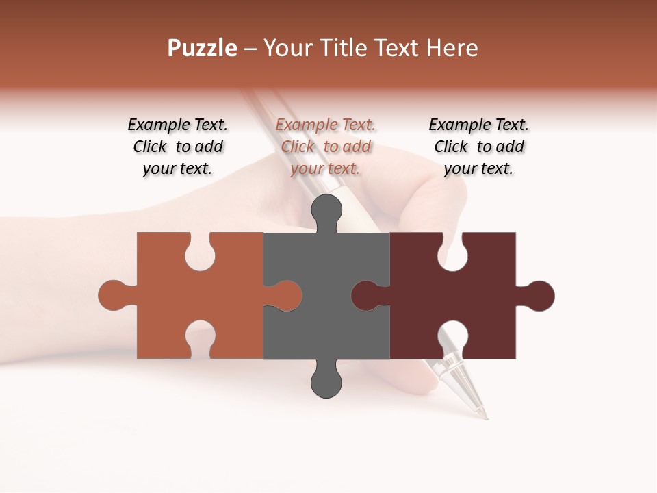 Pencil Empty Manager PowerPoint Template