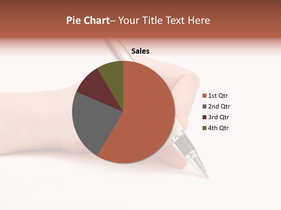 Pencil Empty Manager PowerPoint Template