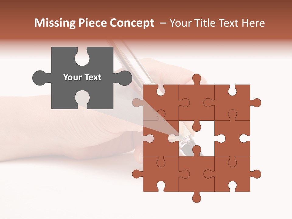 Pencil Empty Manager PowerPoint Template