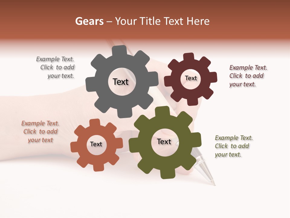 Pencil Empty Manager PowerPoint Template