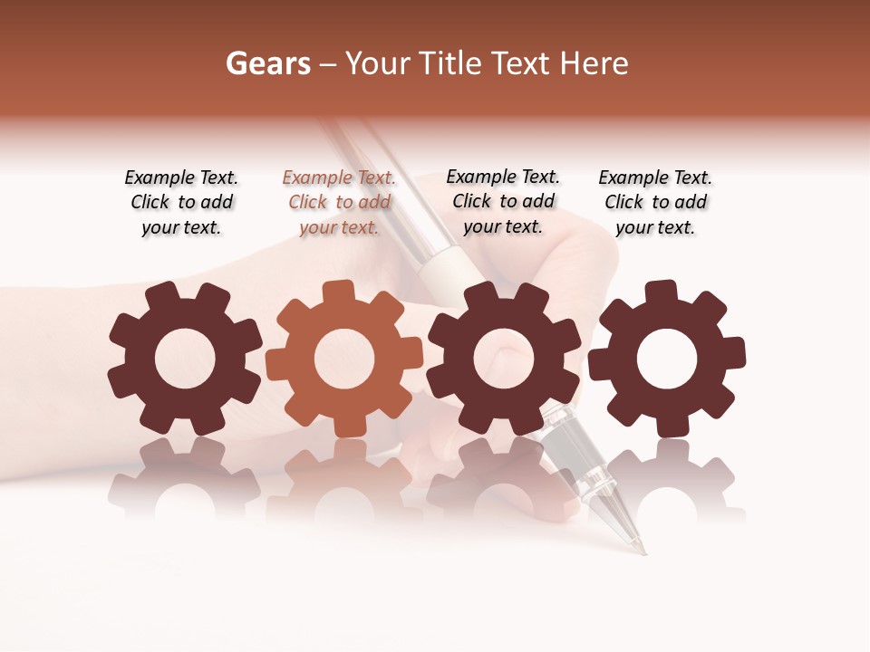 Pencil Empty Manager PowerPoint Template