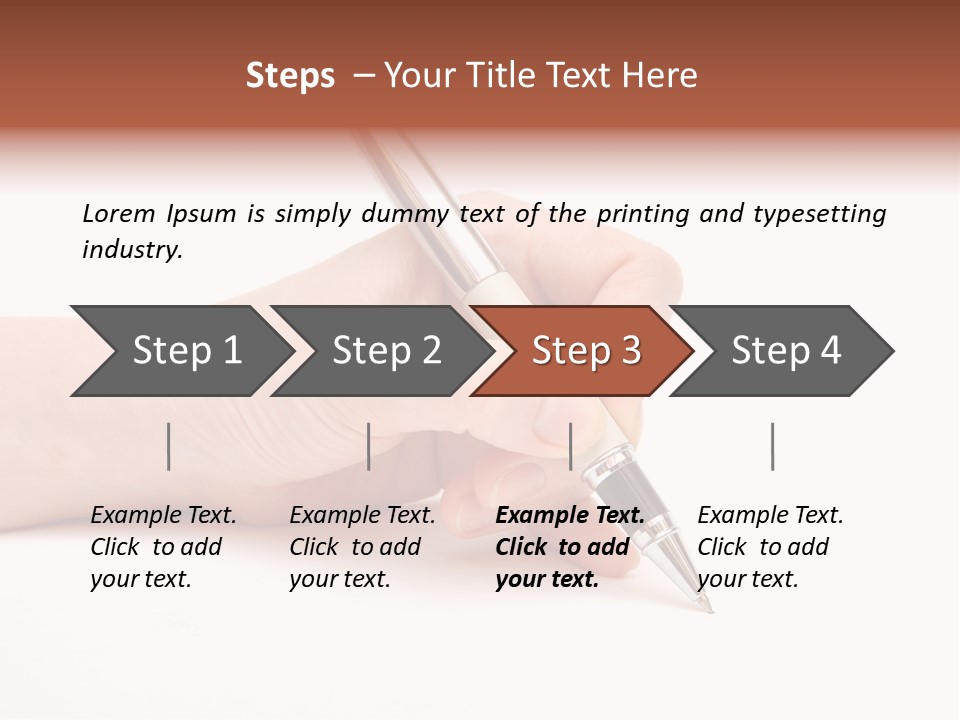Pencil Empty Manager PowerPoint Template