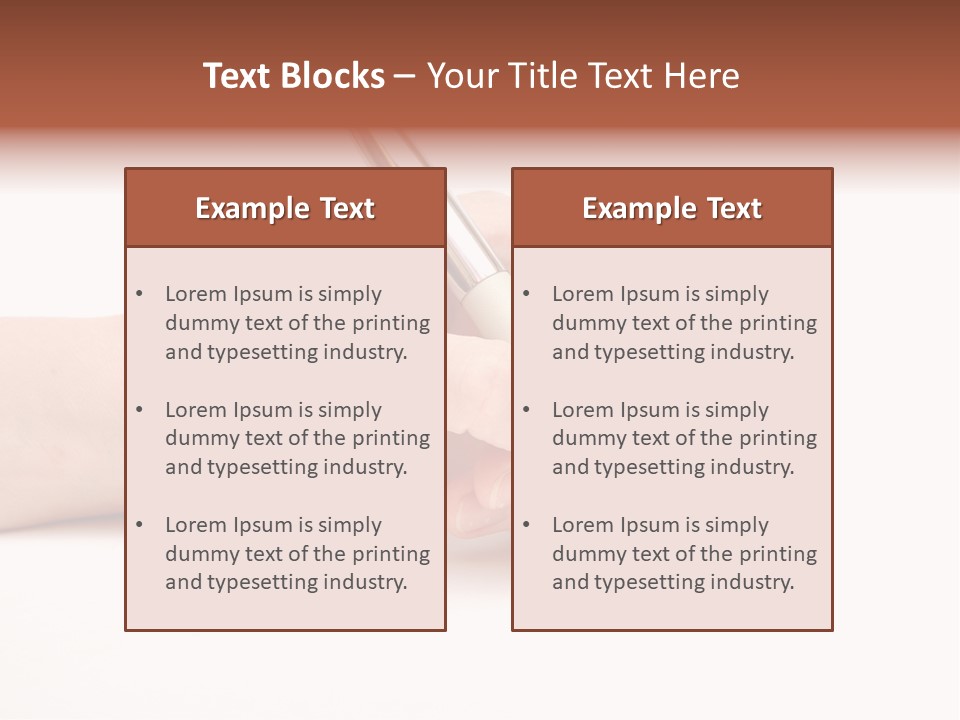 Pencil Empty Manager PowerPoint Template