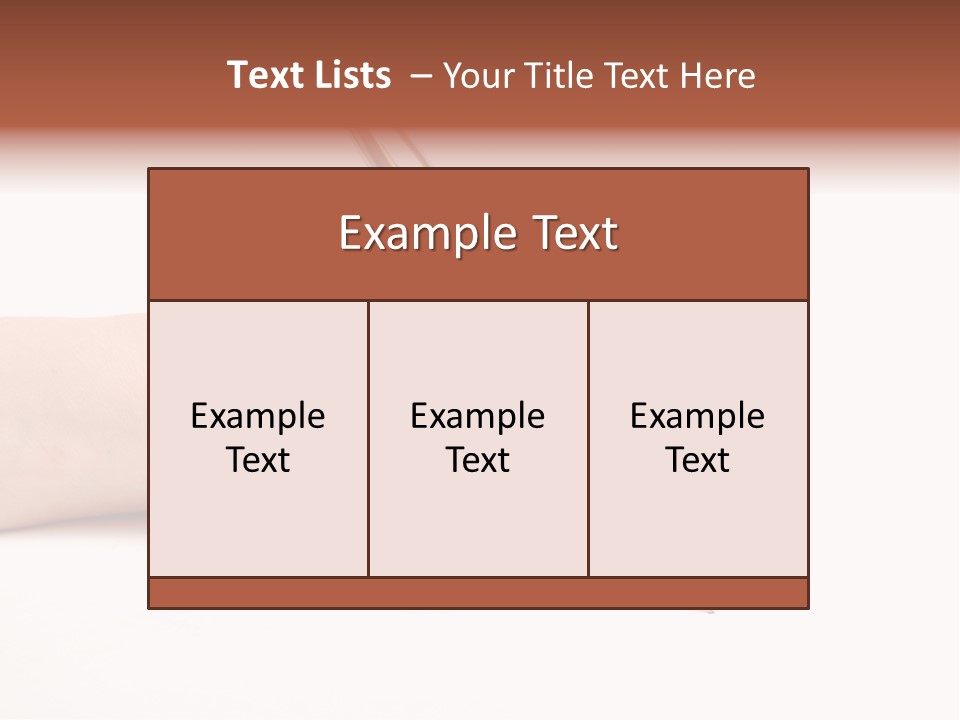 Pencil Empty Manager PowerPoint Template