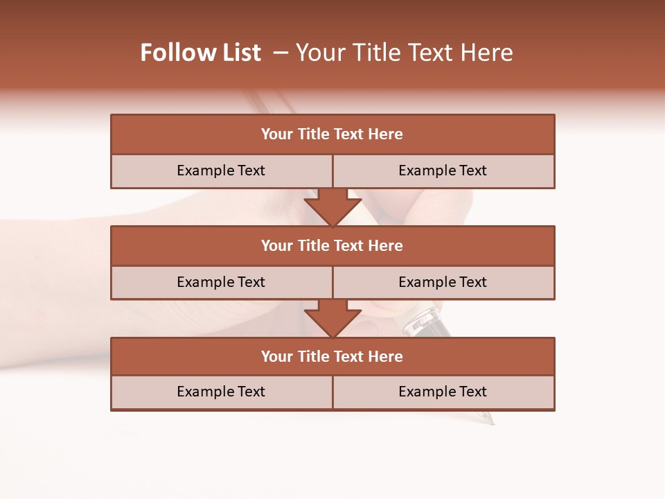 Pencil Empty Manager PowerPoint Template