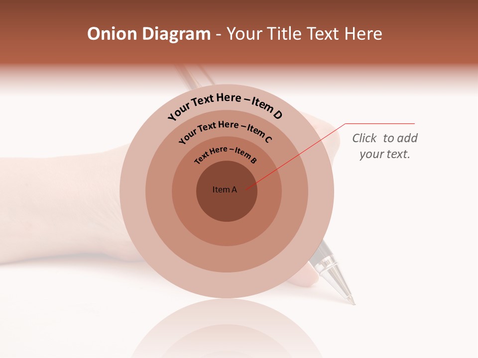 Pencil Empty Manager PowerPoint Template