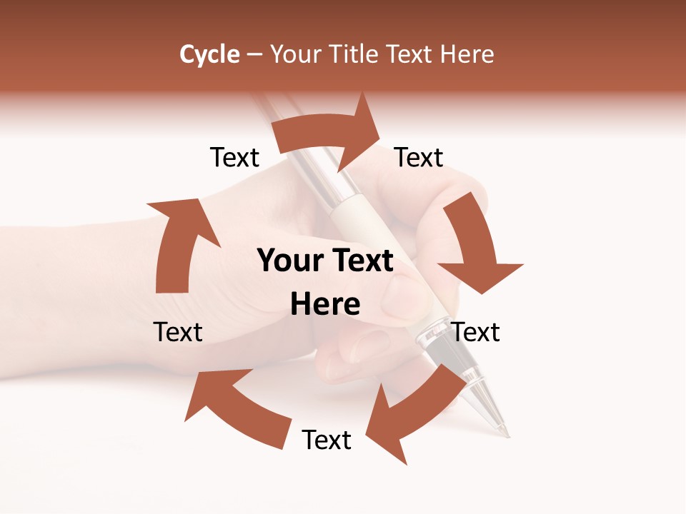 Pencil Empty Manager PowerPoint Template