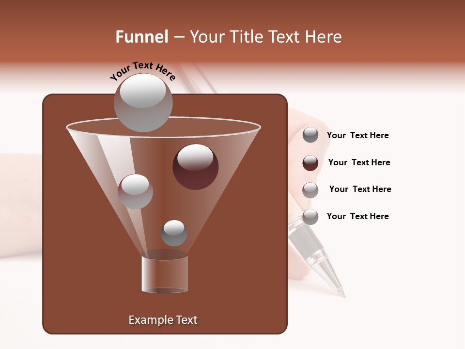 Pencil Empty Manager PowerPoint Template