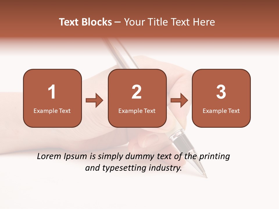 Pencil Empty Manager PowerPoint Template