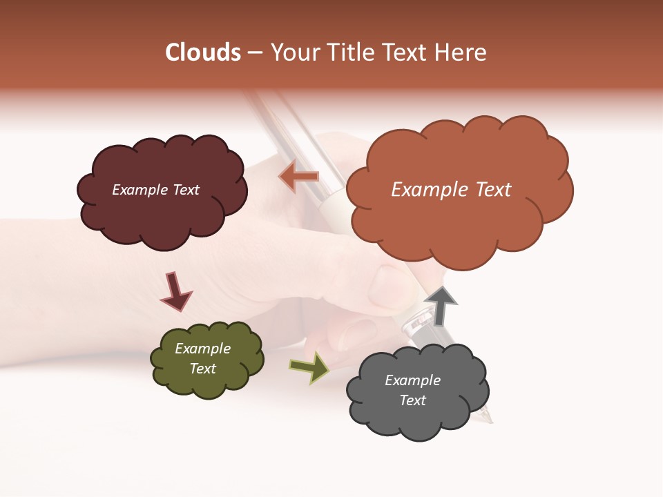 Pencil Empty Manager PowerPoint Template