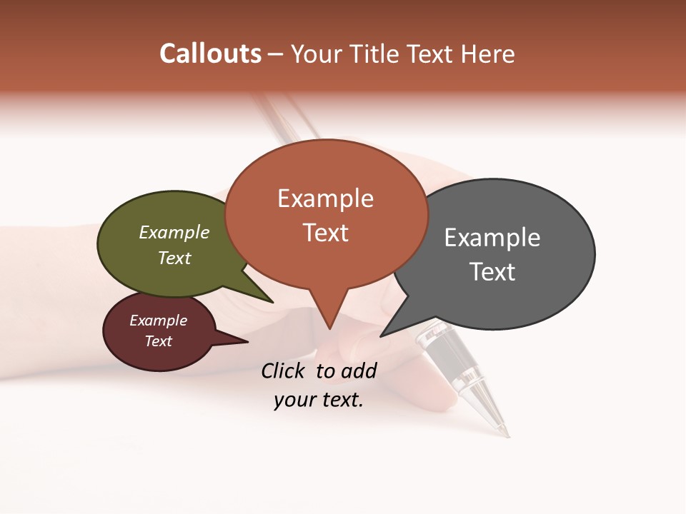 Pencil Empty Manager PowerPoint Template