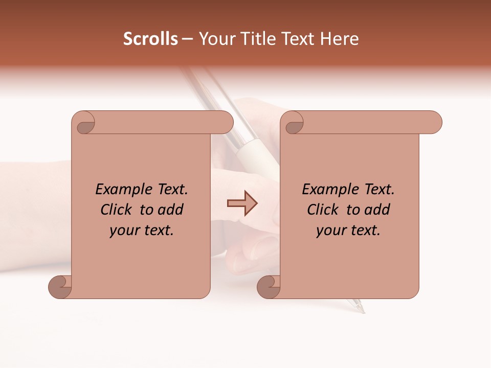 Pencil Empty Manager PowerPoint Template