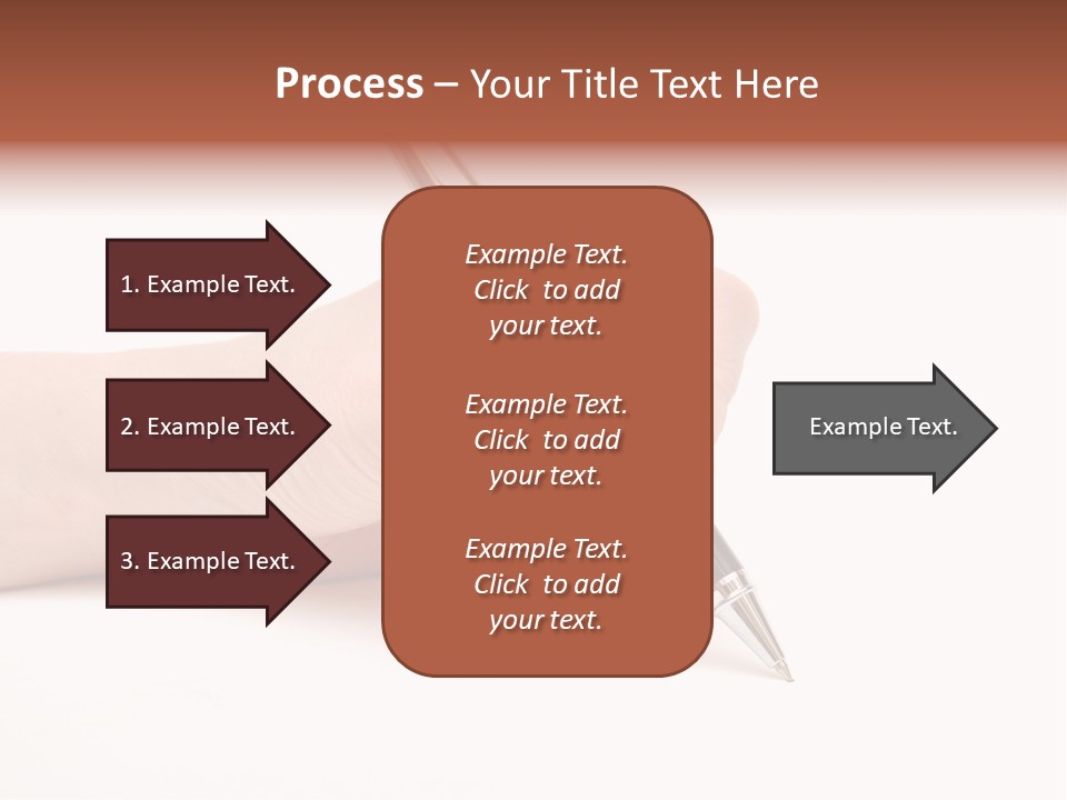 Pencil Empty Manager PowerPoint Template