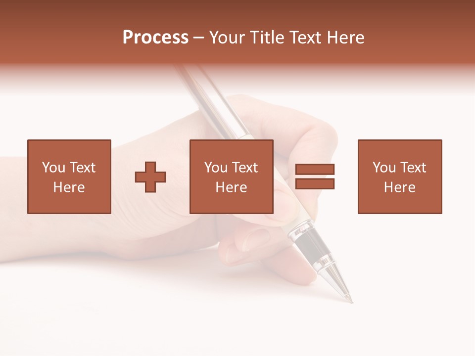 Pencil Empty Manager PowerPoint Template